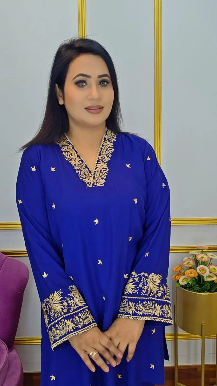 Co-Ord Set Elegant Embroidered Women’s Outfit
