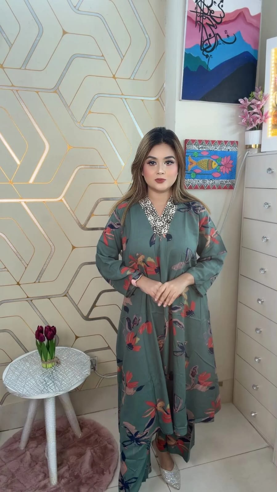 Stylish Imported Linen Co-Ord Set