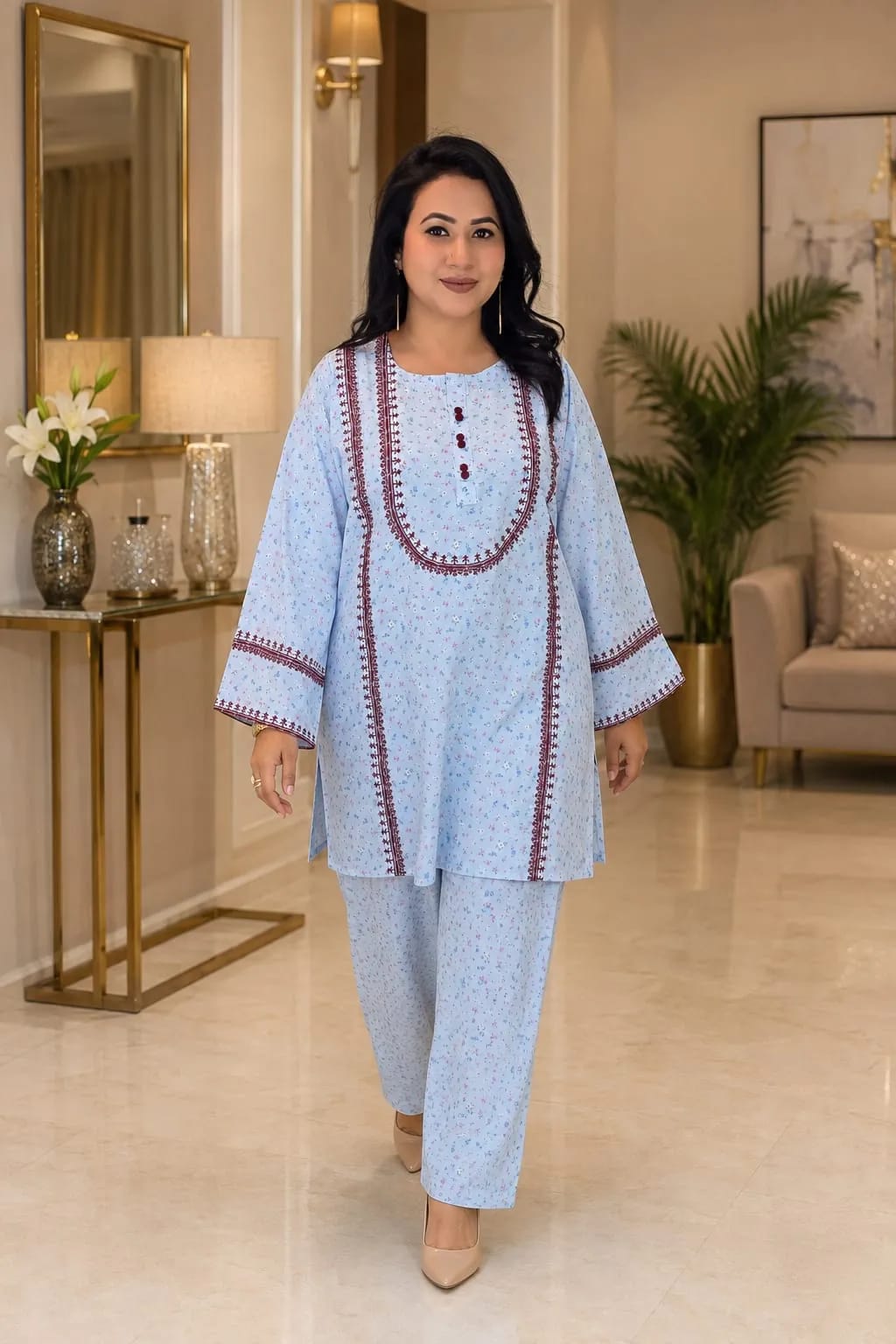 Alex Print Co-Order Two Piece Set For Women