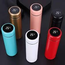 Smart LED Temperature Display Thermos Water Bottle (500ml)